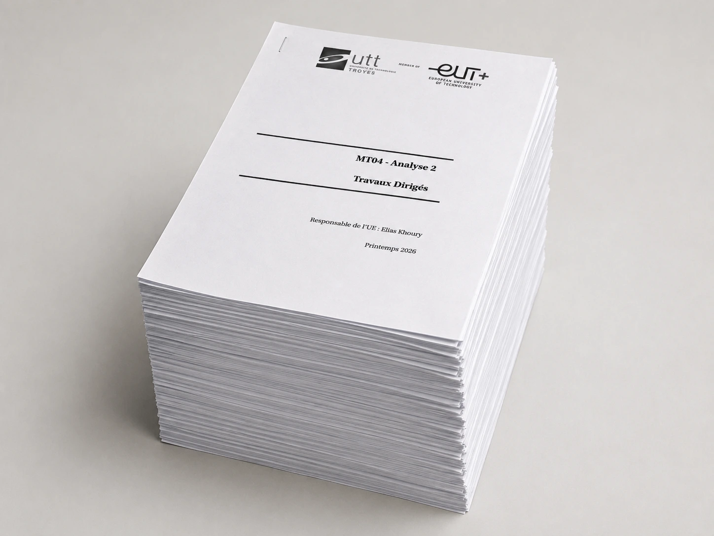 Reprographie — Université de Technologie de Troyes